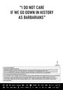 Фильм «Мне плевать, если мы войдём в историю как варвары» скачать бесплатно в хорошем качестве без регистрации и смс 1080p